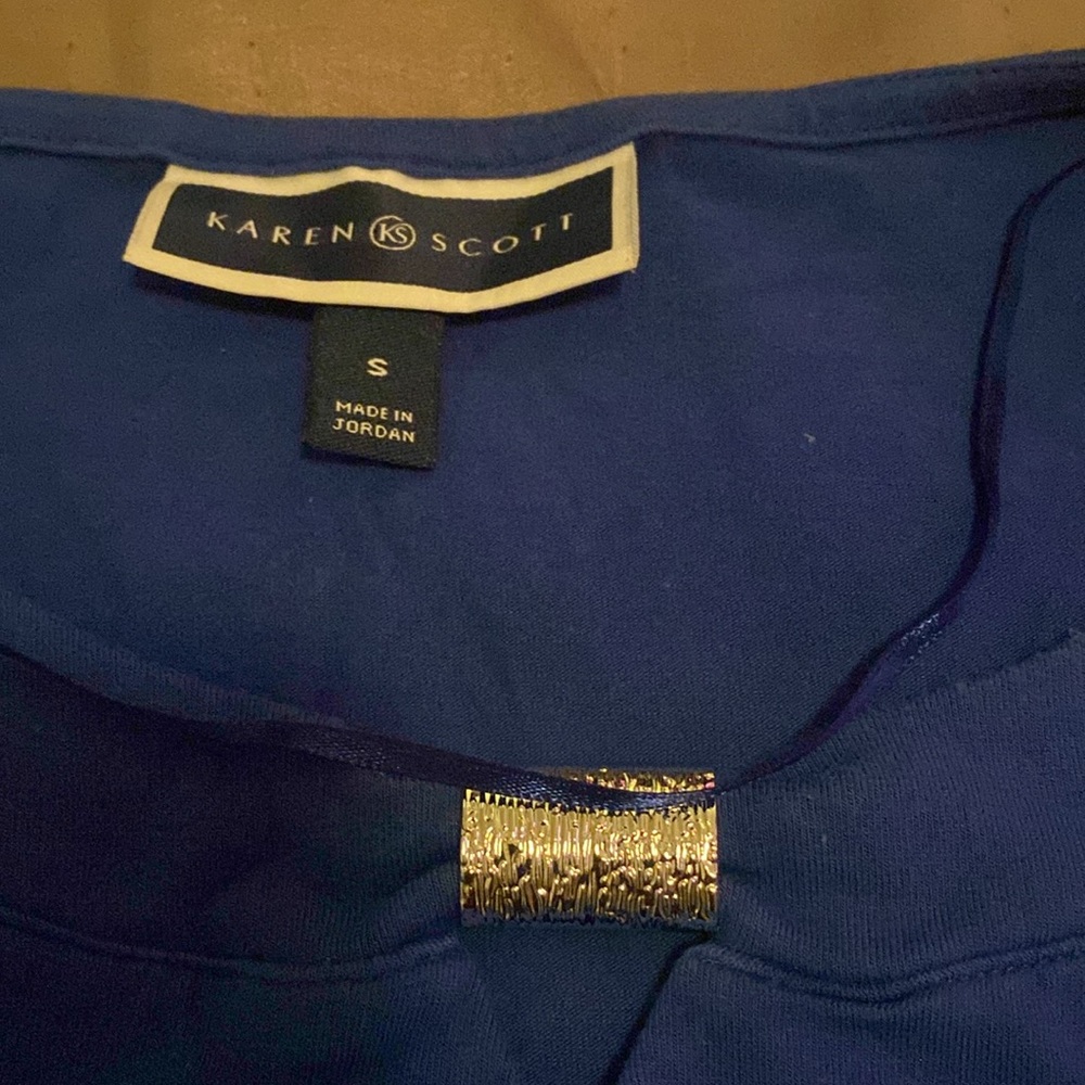 Royal blue top - Picture 2 of 3